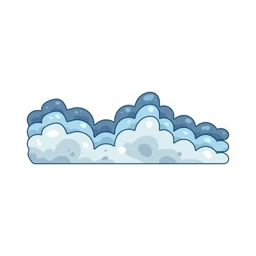 Cloud layer Illustrazione stock