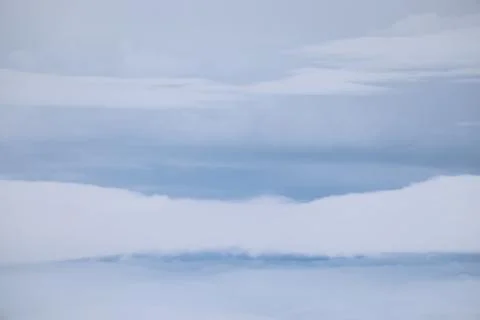 Cloud layers soft blue sky texture 스톡 사진