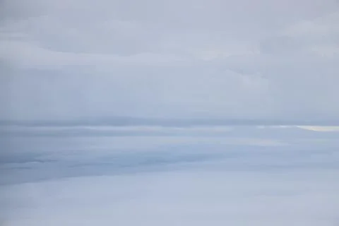 Cloud layers soft blue sky texture Foto stock