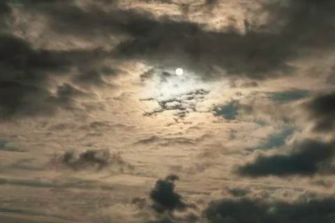 Cloud layers sun Stock Photos