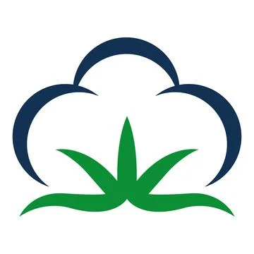 Cloud Leaf Logo Eco Technology Nature Stock Illustration