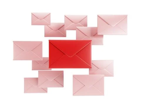 Cloud of letters Illustrazione stock