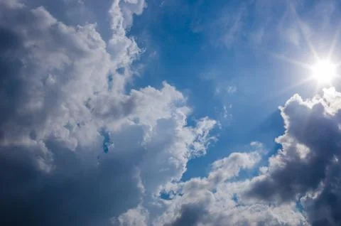 Cloud light sky Stock Photos