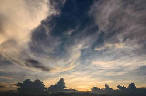 Cloud light sky Stock Photos