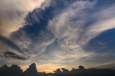 Cloud light sky Stock Photos