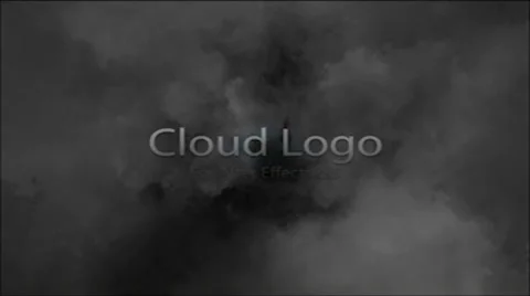 Cloud Logo Stock After Effects