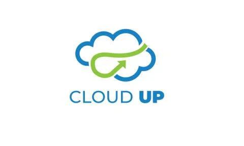 CLOUD UP LOGO can be used for upload LOGO- download LOGO Stock Illustration