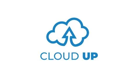 CLOUD UP LOGO can be used for upload LOGO- download LOGO Stock Illustration
