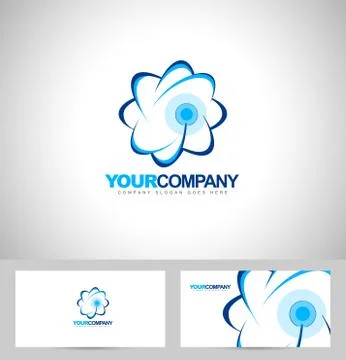 Cloud Logo Concept Illustrazione stock