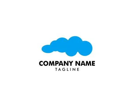 Cloud logo design Stock Illustration