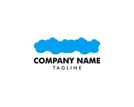 Cloud logo design イラスト素材