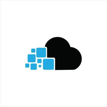 Cloud logo design template Stock Illustration