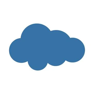 Cloud logo design template Stock Illustration