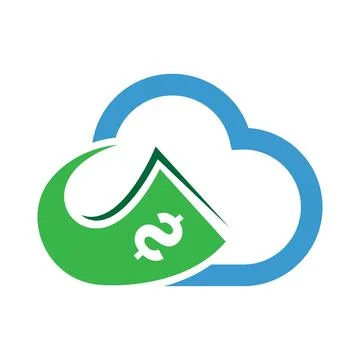 Cloud logo icon design Stock Illustration