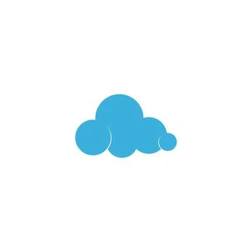 Cloud logo icon design illustration template Illustrazione stock