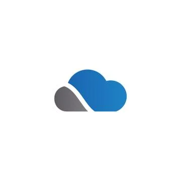 Cloud logo icon design template vector 스톡 일러스트