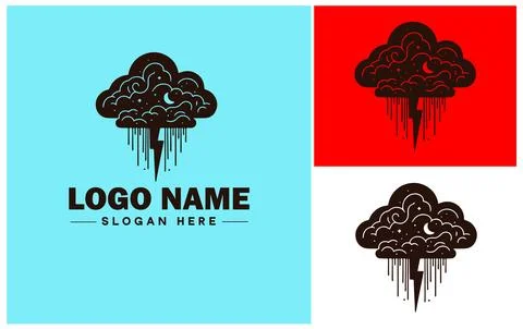 Cloud logo icon vector art graphics for business brand app icon sky cloud l.. イラスト素材