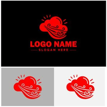 Cloud logo icon vector art graphics for business brand app icon sky cloud l.. イラスト素材