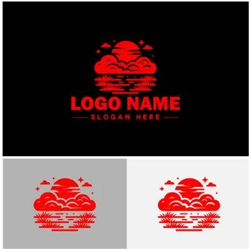 Cloud logo icon vector art graphics for business brand app icon sky cloud l.. 스톡 일러스트