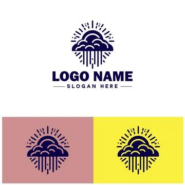 Cloud logo icon vector art graphics for business brand app icon sky cloud l.. イラスト素材