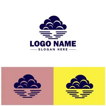 Cloud logo icon vector art graphics for business brand app icon sky cloud l.. イラスト素材