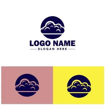 Cloud logo icon vector art graphics for business brand app icon sky cloud l.. イラスト素材