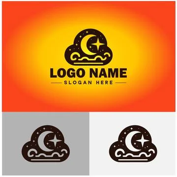 Cloud logo icon vector art graphics for business brand app icon sky cloud l.. イラスト素材