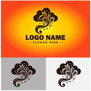 Cloud logo icon vector art graphics for business brand app icon sky cloud l.. 스톡 일러스트