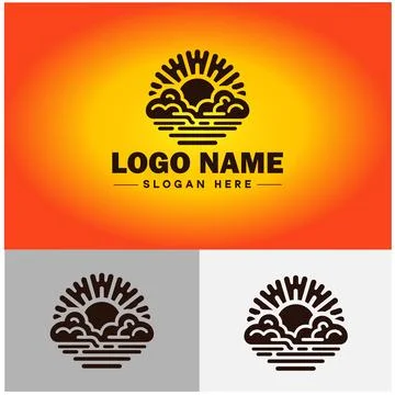 Cloud logo icon vector art graphics for business brand app icon sky cloud l.. イラスト素材