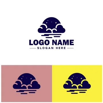 Cloud logo icon vector art graphics for business brand app icon sky cloud l.. イラスト素材