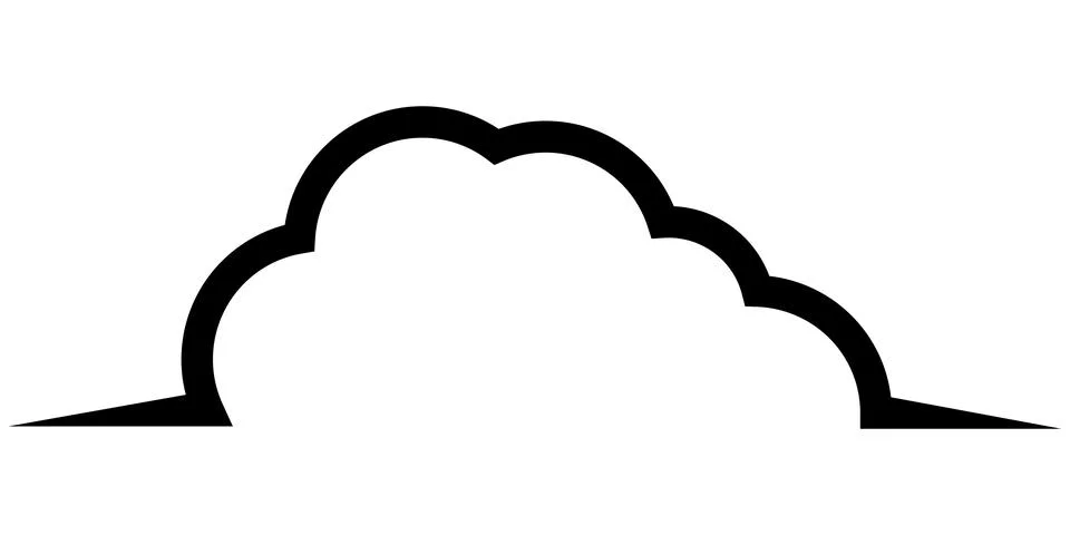 Cloud logo template for digital data storage information Stock Illustration