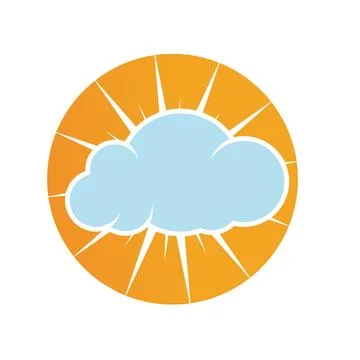 Cloud logo template vector icon illustration design Illustration