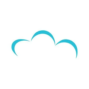 Cloud logo template vector illustration design icons Stock Illustration