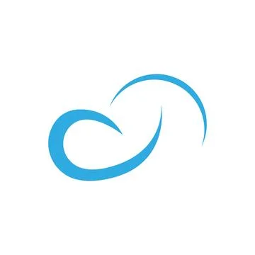 Cloud logo template vector illustration design icons Stock Illustration