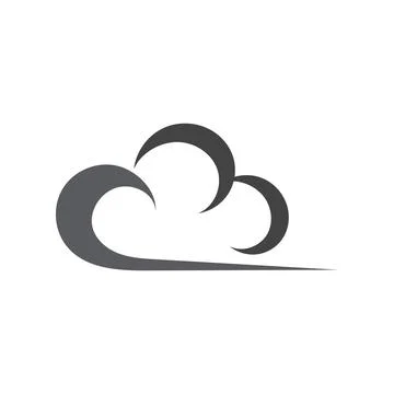 Cloud logo template vector illustration design icons Stock Illustration