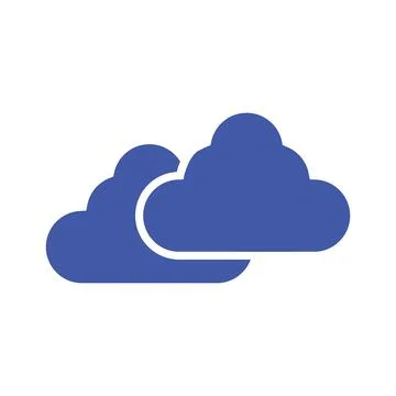 Cloud logo template vector illustration design icons Stock Illustration