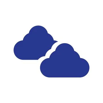 Cloud logo template vector illustration design icons イラスト素材