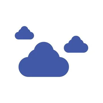 Cloud logo template vector illustration design icons Stock Illustration