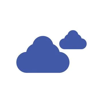 Cloud logo template vector illustration design icons Stock Illustration