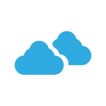 Cloud logo template vector illustration design icons Stock Illustration