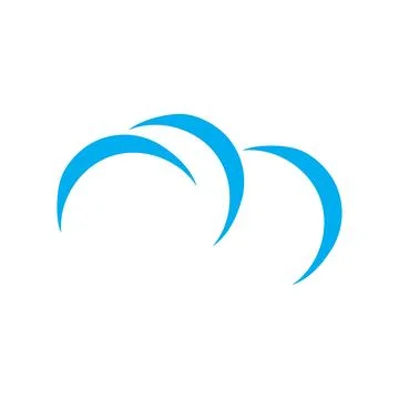 Cloud logo template vector illustration design icons 스톡 일러스트