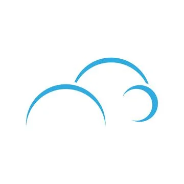Cloud logo template vector illustration design icons 스톡 일러스트