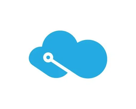 Cloud logo vector icon Stock Illustration
