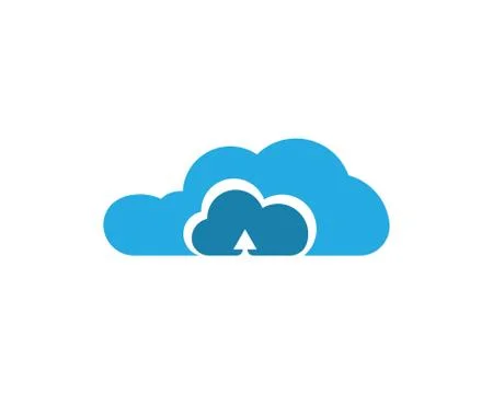 Cloud logo vector icon 스톡 일러스트
