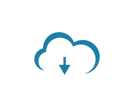 Cloud logo vector icon Stock Illustration