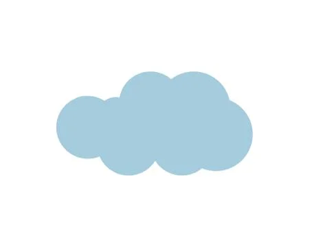 Cloud Logo vector icon illustration design Stock Illustration
