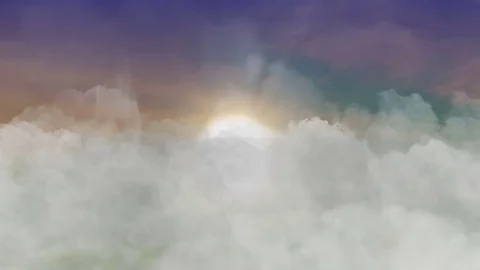 Cloud-loop-sunset Stock Footage 77477510