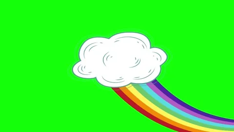 Cloud Looping Isolated Green Screen Stock Video 스톡 동영상 341337015