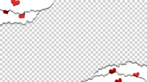 Cloud love Illustrazione stock