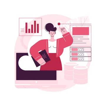 Cloud management abstract concept vector illustration. Stock Illustration